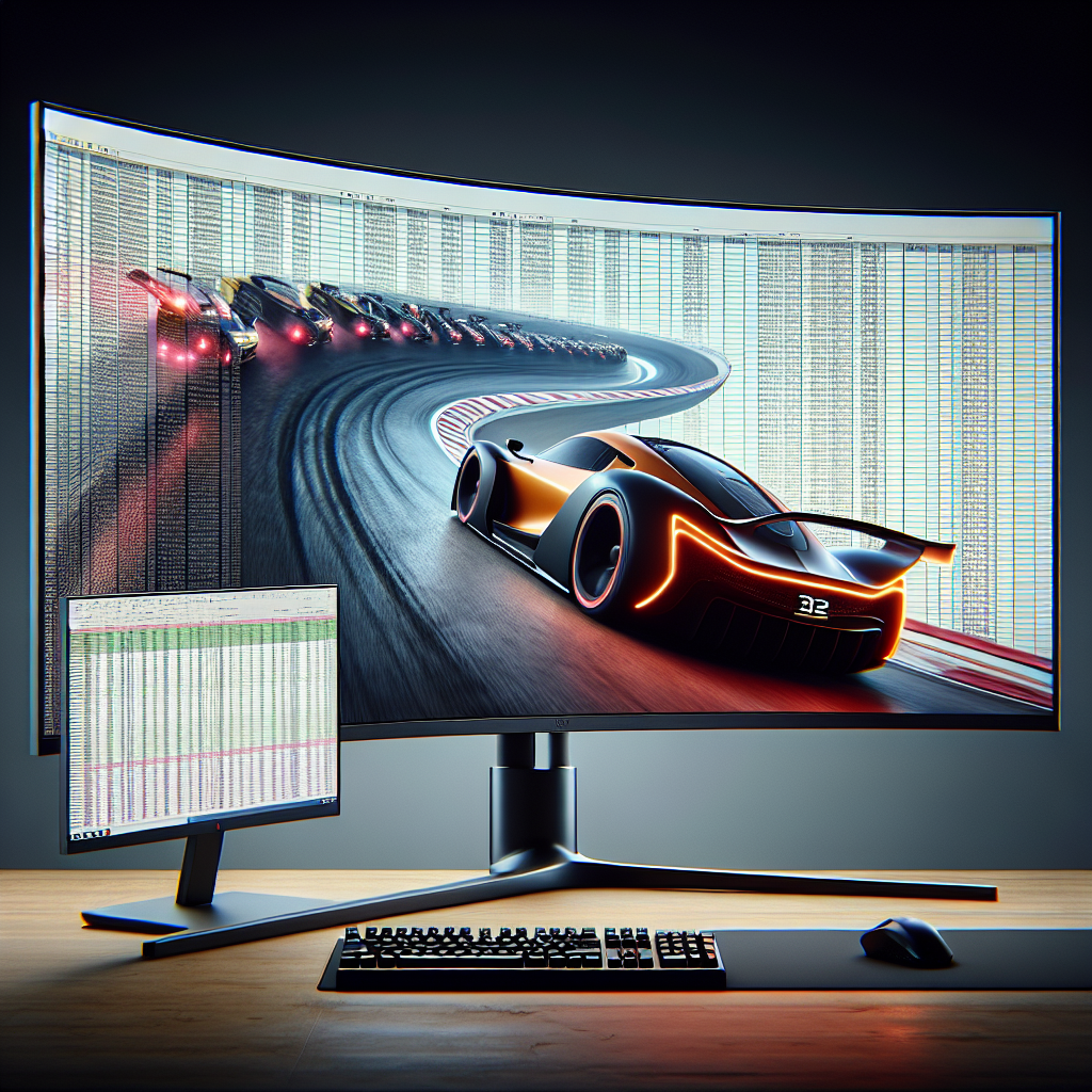 모니터 사용 비교