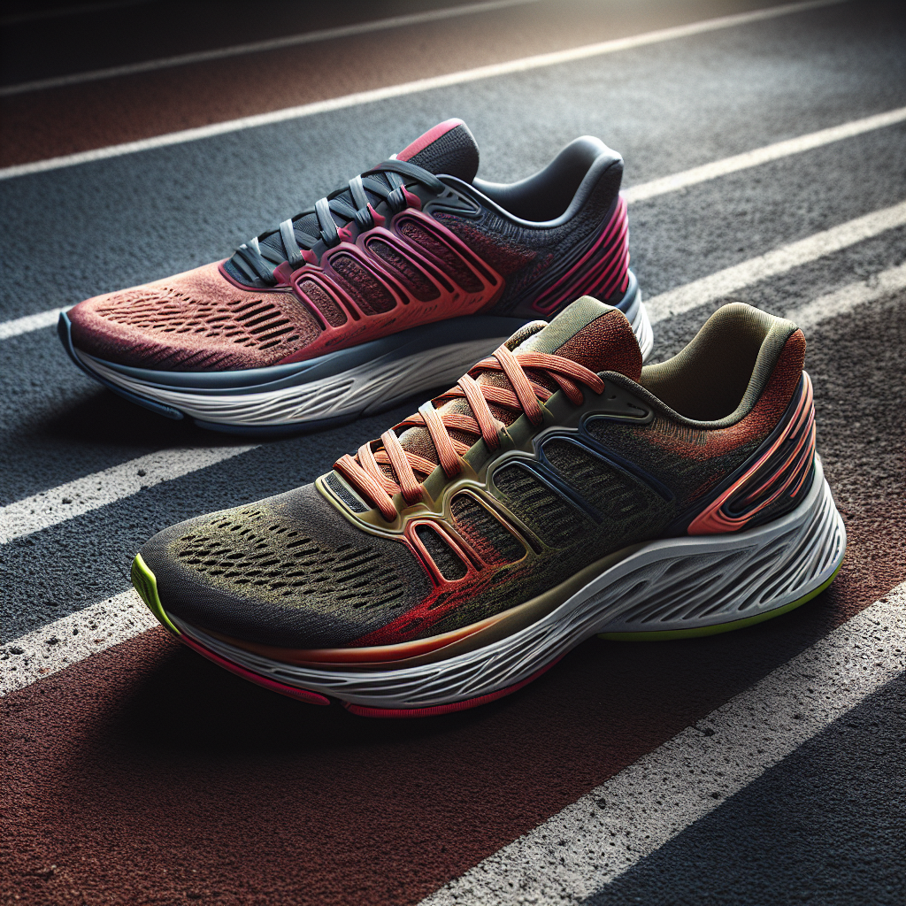 러닝화 비교 장면